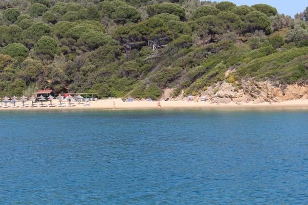 Zdjęcie z Grecji - Banana Beach - plaża nudystów