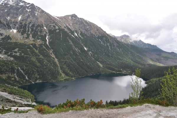 Zdjęcie z Polski - Widok na Morskie Oko znad Czarnego Stawu