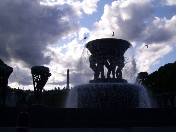 Zdjęcie z Norwegii - park Frogner