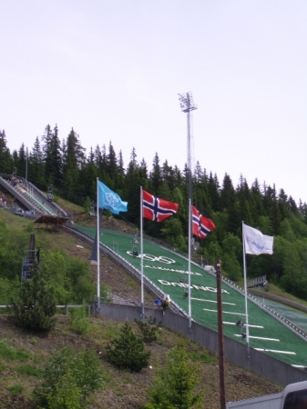 Zdjęcie z Norwegii - skocznia- Lillehamer