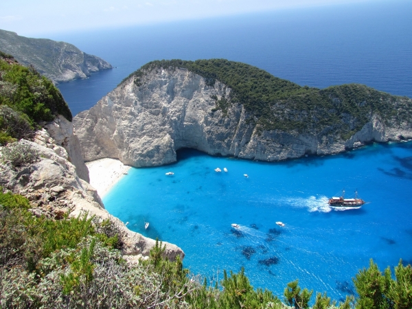 Zdjęcie z Grecji - Navagio beach