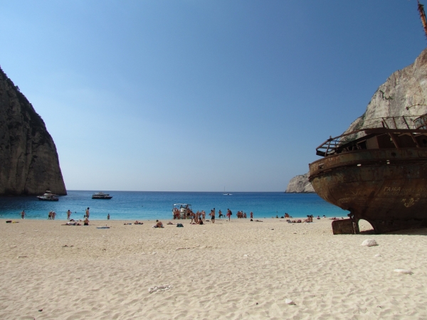 Zdjęcie z Grecji - Navagio beach