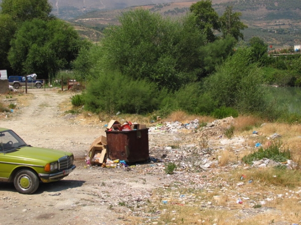 Zdjęcie z Albanii - Berat - okolice centrum.