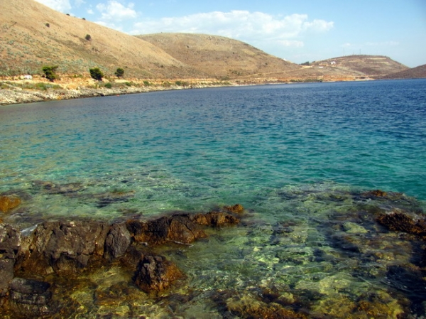 Zdjęcie z Albanii - Morze w Porto Palermo.