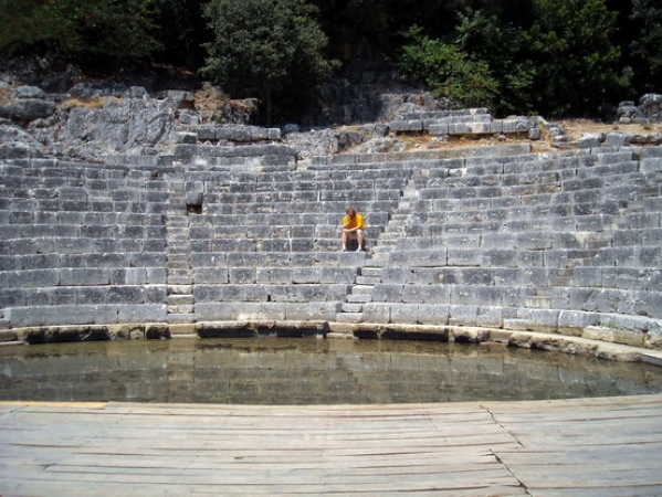 Zdjęcie z Albanii - Butrint - amfiteatr.