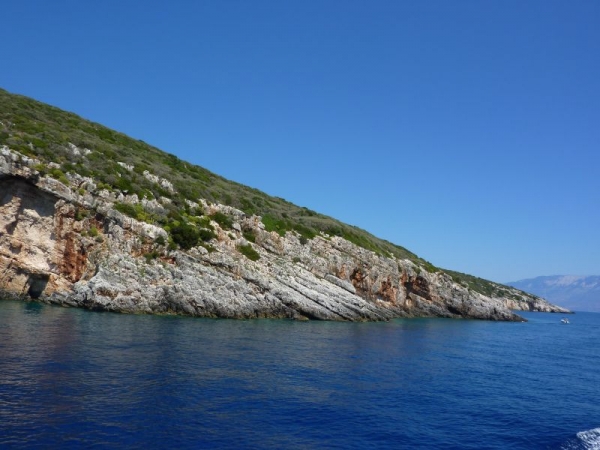 Zdjęcie z Grecji - Widoczek na Zakynthos od strony morza