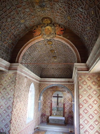 Zdjęcie z Hiszpanii - sufit kaplicy