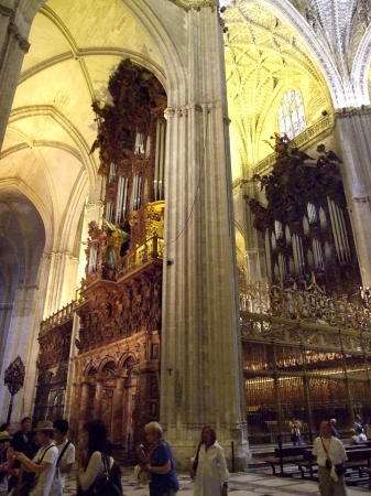 Zdjęcie z Hiszpanii - w sewilskiej katedrze