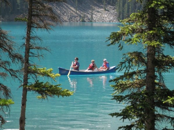 Zdjęcie z Kanady - Na Moraine Lake