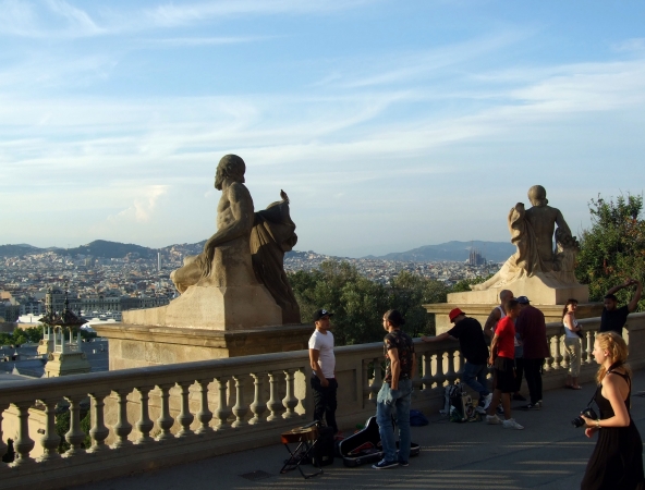 Zdjęcie z Hiszpanii - z góry na Barcelonę