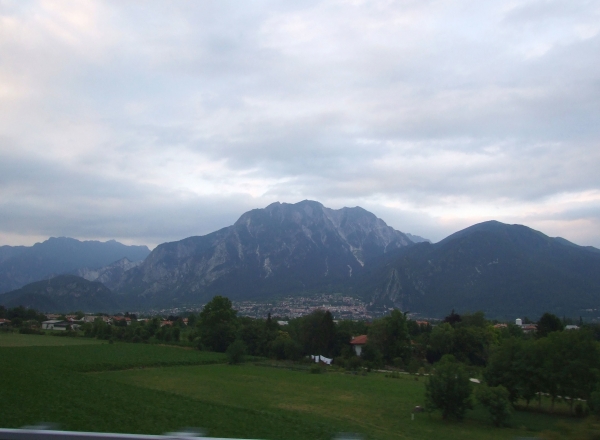 Zdjęcie z Hiszpanii - wieczorna Austria