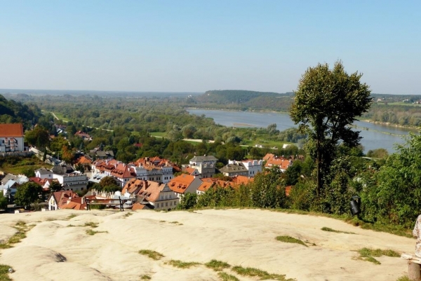 Zdjęcie z Polski - widok z góry na Kazimierz jest nie do znudzenia