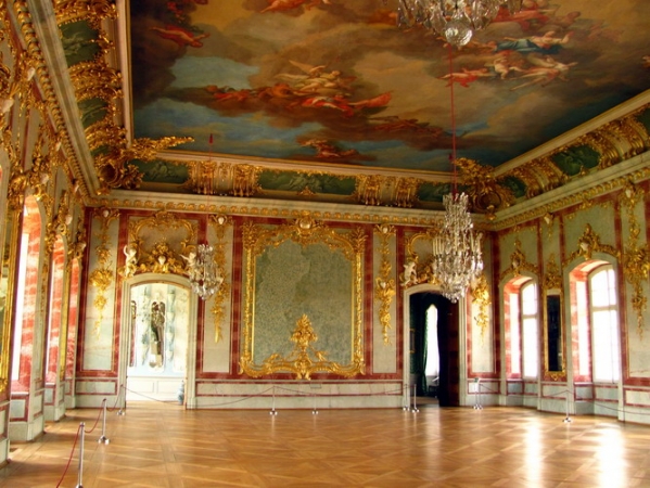 Zdjęcie z Łotwy - Pałac Rundale - Sala Złota.