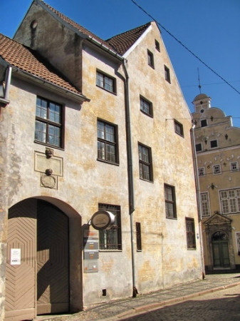 Zdjęcie z Łotwy - Ryga - gotycka zabudowa.