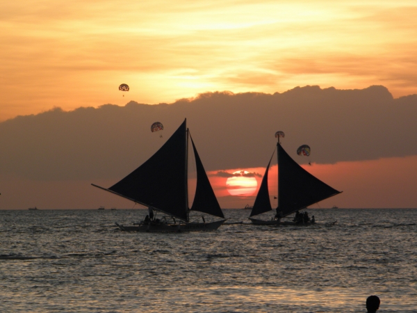 Zdjęcie z Filipin - Boracay zachód