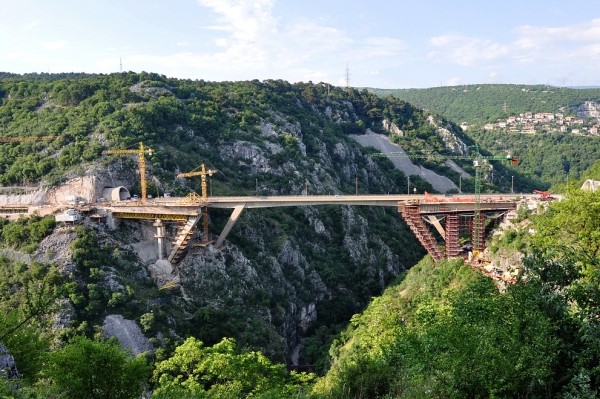 Zdjęcie z Chorwacji - most w budowie
