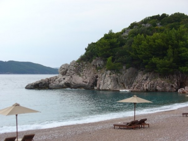 Zdjęcie z Czarnogóry - Prywatna hotelowa plaża