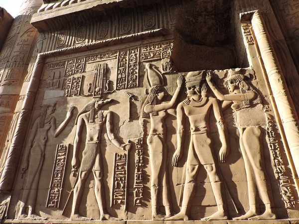 Zdjęcie z Egiptu - Świątynia w Kom Ombo - relief.