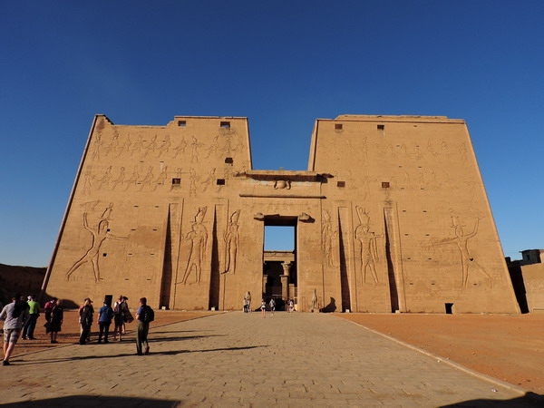 Zdjęcie z Egiptu - Świątynia Horusa w Edfu.