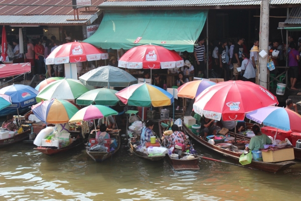 Zdjęcie z Tajlandii - Pływający targ Amphawa