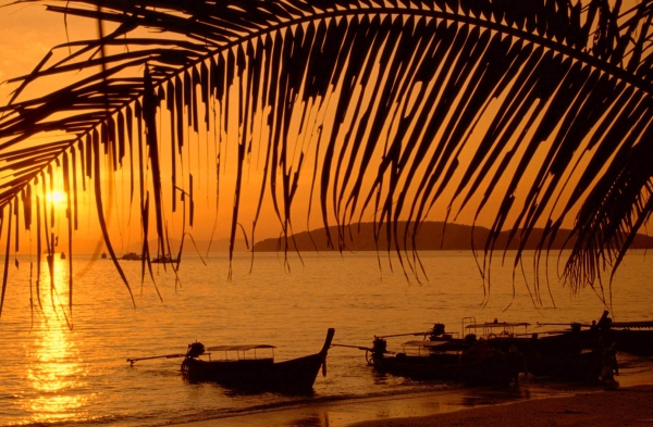 Zdjęcie z Tajlandii - Zachod Slonca w Ao Nang