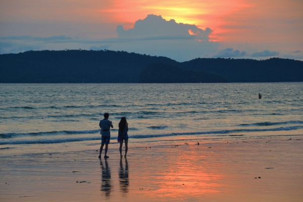 Zdjęcie z Tajlandii - Ao Nang wieczorową porą