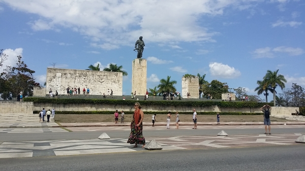 Zdjęcie z Kuby - Santa Clara.Pomnik Che Guevara.