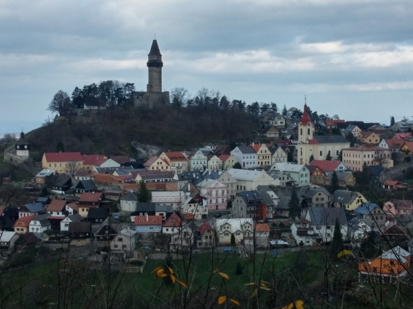Zdjęcie z Czech - widok na miasteczko