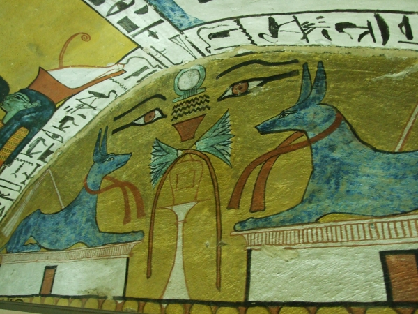 Zdjęcie z Egiptu - w grobowcu