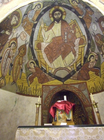 Zdjęcie z Egiptu - w klasztornym kościele