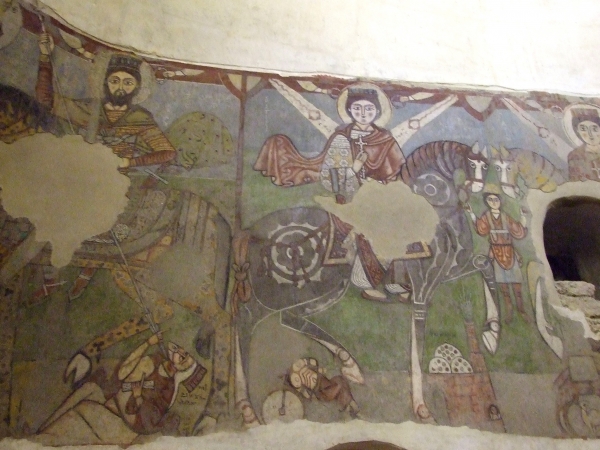 Zdjęcie z Egiptu - freski kościoła