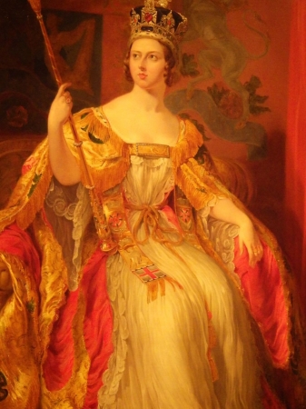 Zdjęcie z Wielkiej Brytanii - Młoda królowa Wiktoria - portret w National Portrait Gallery