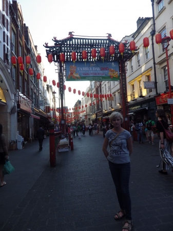 Zdjęcie z Wielkiej Brytanii - Jedna z bram wejściowych do China Town.