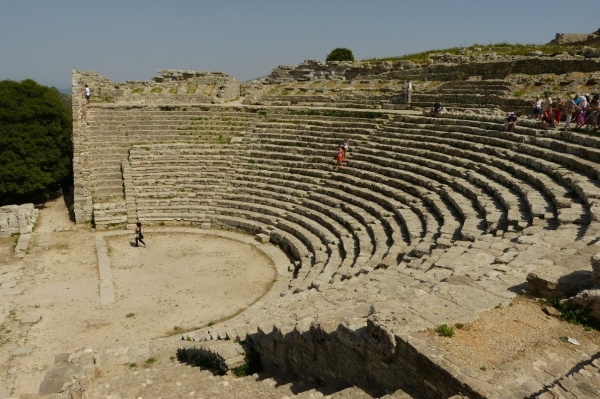 Zdjęcie z Włoch - Segesta - ruiny teatru greckiego