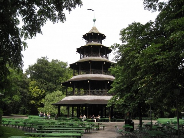 Zdjęcie z Niemiec - Beer garden, Monachium.