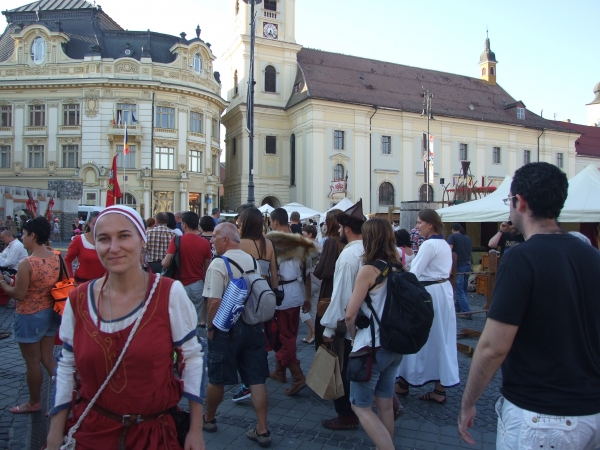 Zdjęcie z Rumunii - na rynku Sybin