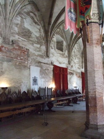 Zdjęcie z Rumunii - sala rycerska