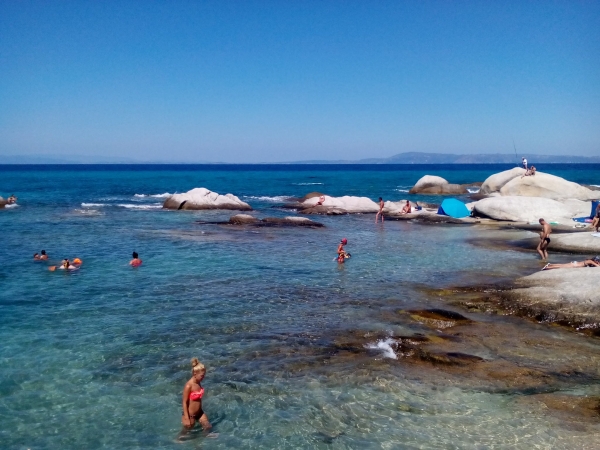 Zdjęcie z Grecji - Orange Beach/Kavourotripes