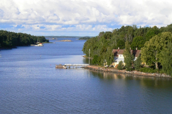 Zdjęcie z Finlandii - Dopływamy do Turku