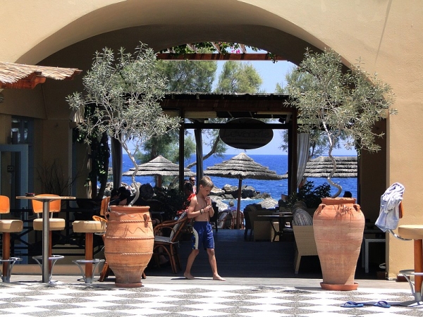 Zdjęcie z Grecji - Kamari - hotel Levante.