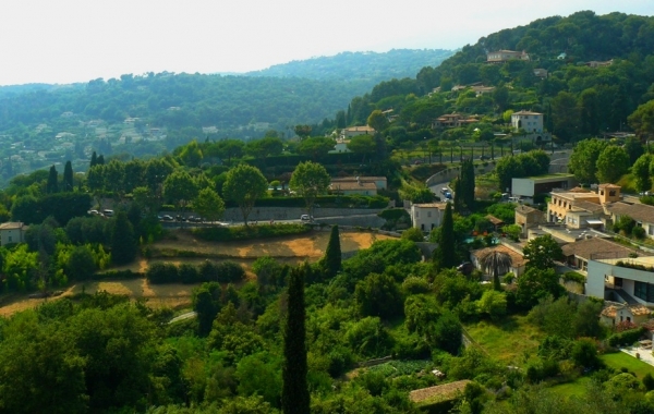 Zdjęcie z Francji - widok z murów Saint-Paul-de Vence