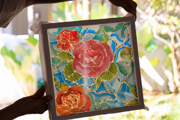 Zdjęcie z Malezji - Batik - moja ręczna robota 