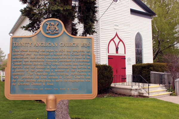 Zdjęcie z Kanady - Port Burwell, Ontario-stary kościół anglikański