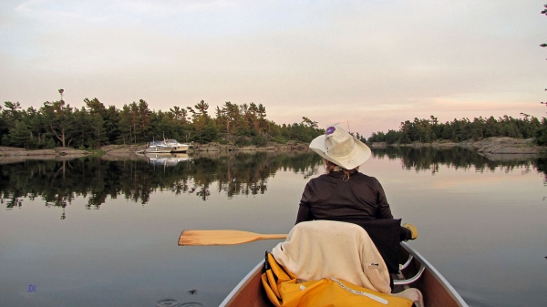 Zdjęcie z Kanady - Na kanu w zatoczkach wyspy Franklin Island w Ontario