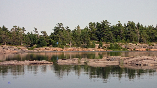 Zdjęcie z Kanady - Biwak na wyspie Franklin Island, Ontario