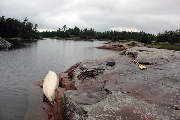 Zdjęcie z Kanady - Na biwaku na wyspie Franklin Island, Ontario
