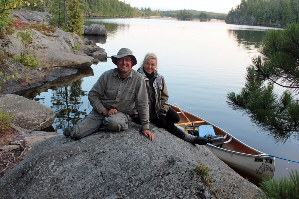 Zdjęcie z Kanady - Na biwaku koło jeziora Lady Evelyn Lake w Ontario