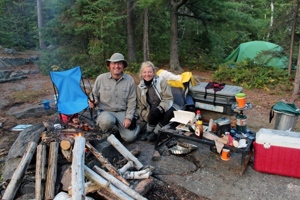Zdjęcie z Kanady - Na biwaku koło jeziora Lady Evelyn Lake, Ontario