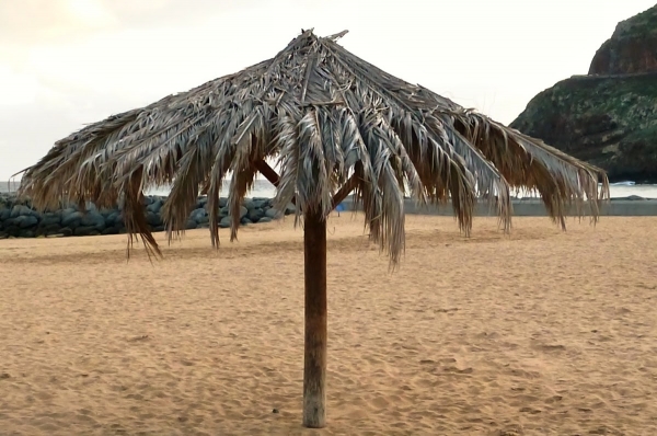 Zdjęcie z Portugalii - wieczór na plaży z marokańskim piachem:)