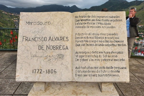 Zdjęcie z Portugalii - na punkcie widokowym im. Francisco Alvareza de Nobrega